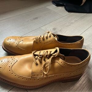 Cole Haan Tan Leather Oxfords